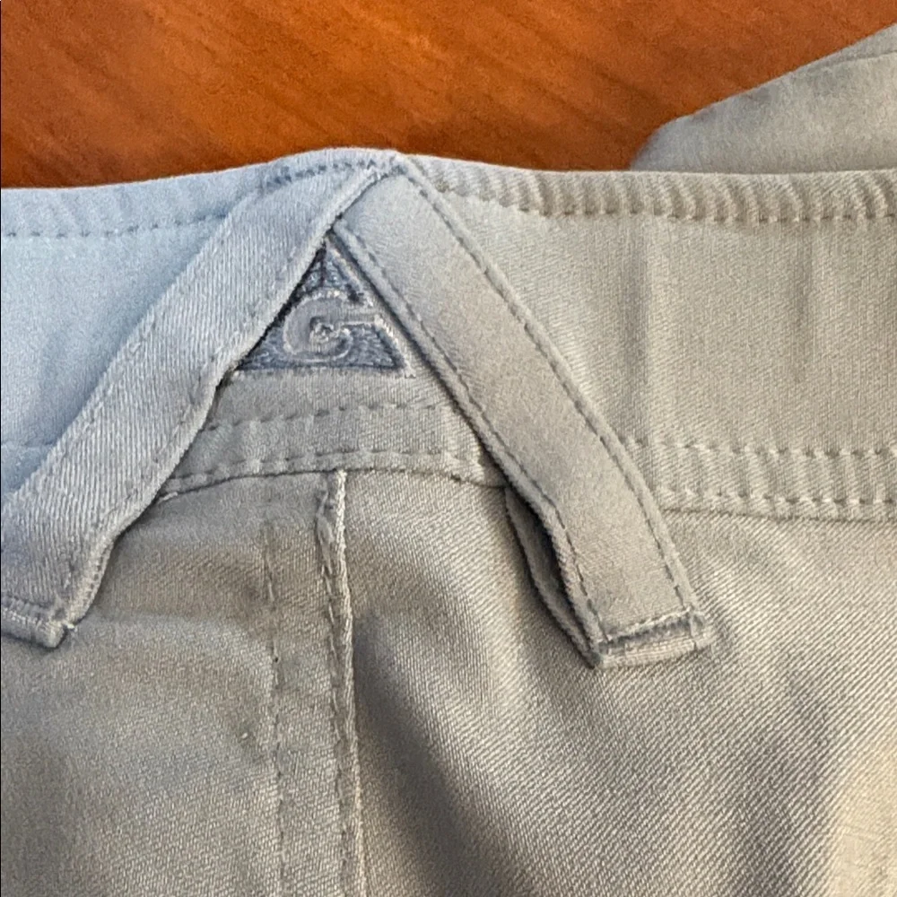 Gerry Light Blue Flat Front Men Shorts 38 waistband